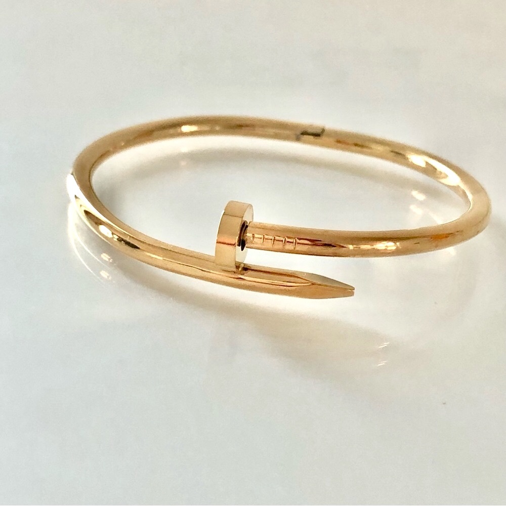 Gold Nail Bracelet Classic Model - Picture 9 of 9